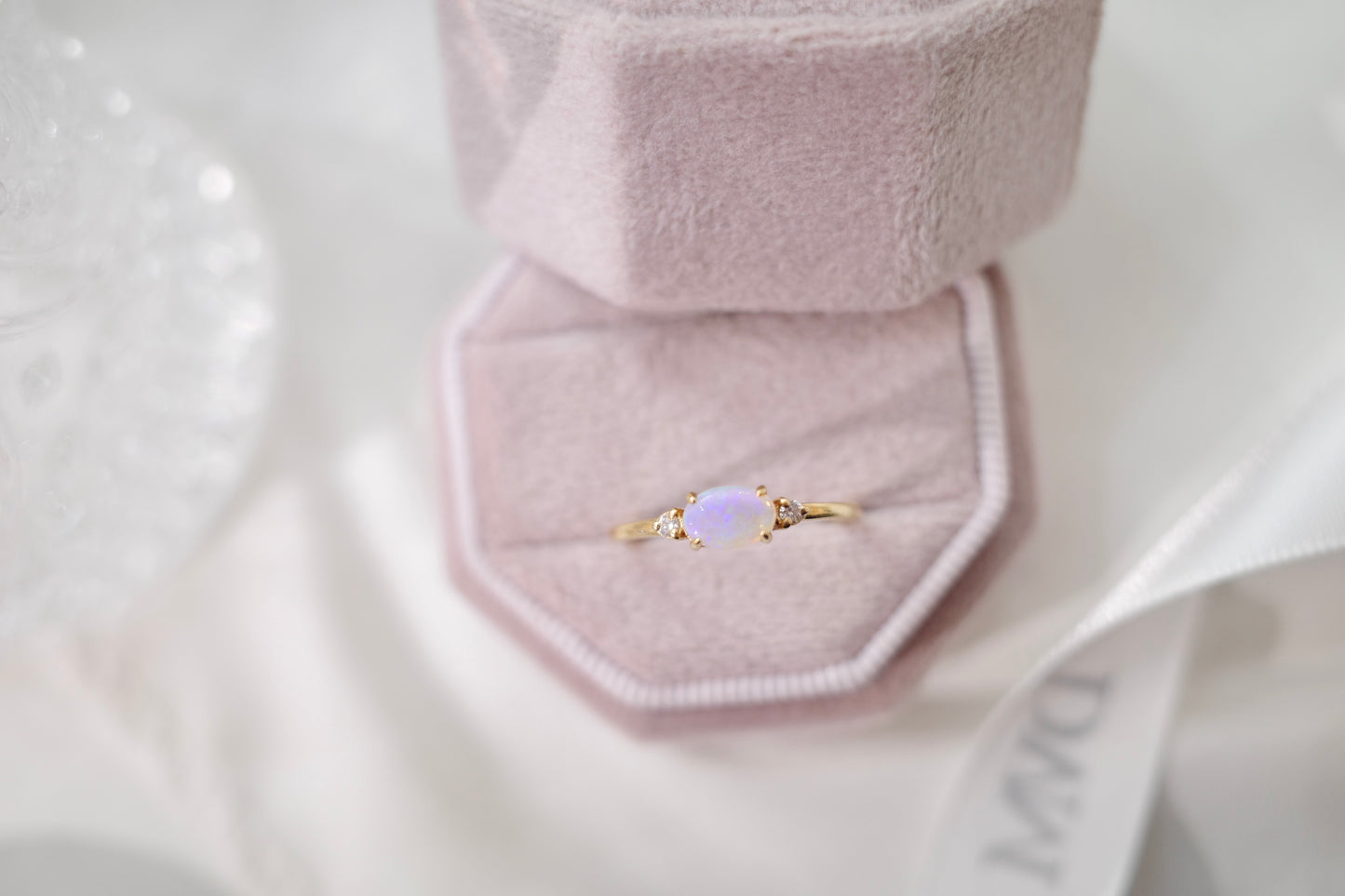 需訂製-18K GOLD OPAL RING | Gro0001