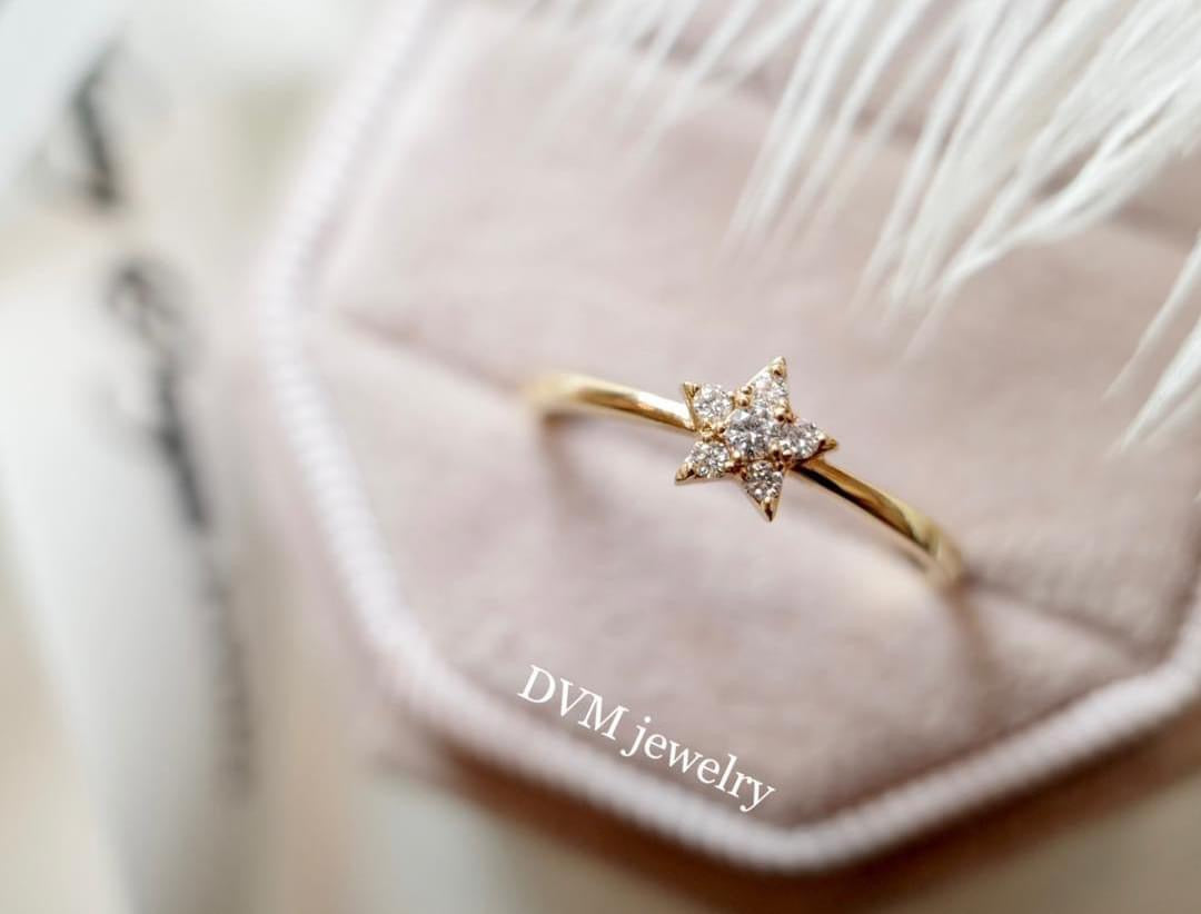需訂製-18K GOLD DIAMOND RING | Drw0041