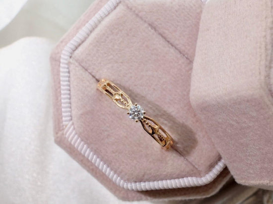 需訂製-18K GOLD DIAMOND RING | Drw0084