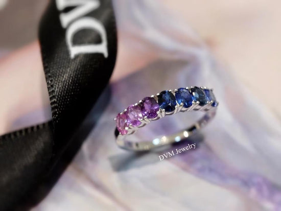 需訂製-18K GOLD PURPLE SAPPHIRE RING  | Grr0012