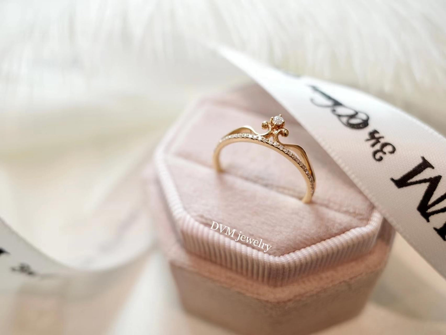 需訂製-18K GOLD DIAMOND RING | Drw0042