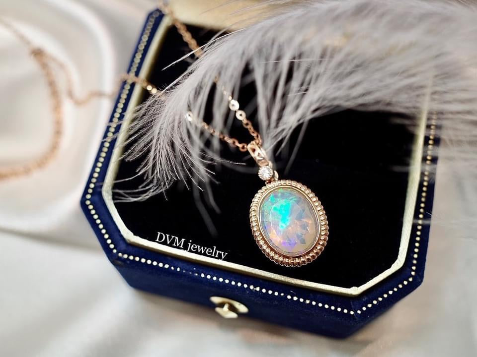需訂製18K GOLD OPAL PENDANT | Gpo0009
