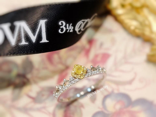需訂製-18K GOLD YELLOW DIAMOND RING Dry0008