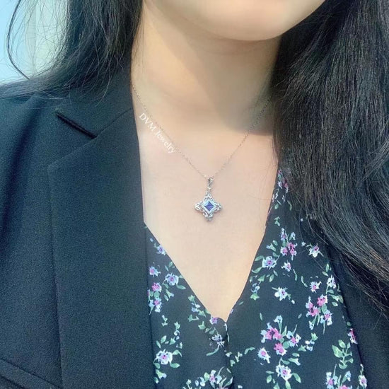 需訂製-18K GOLD TANZANITE PENDANT | Gpta0001