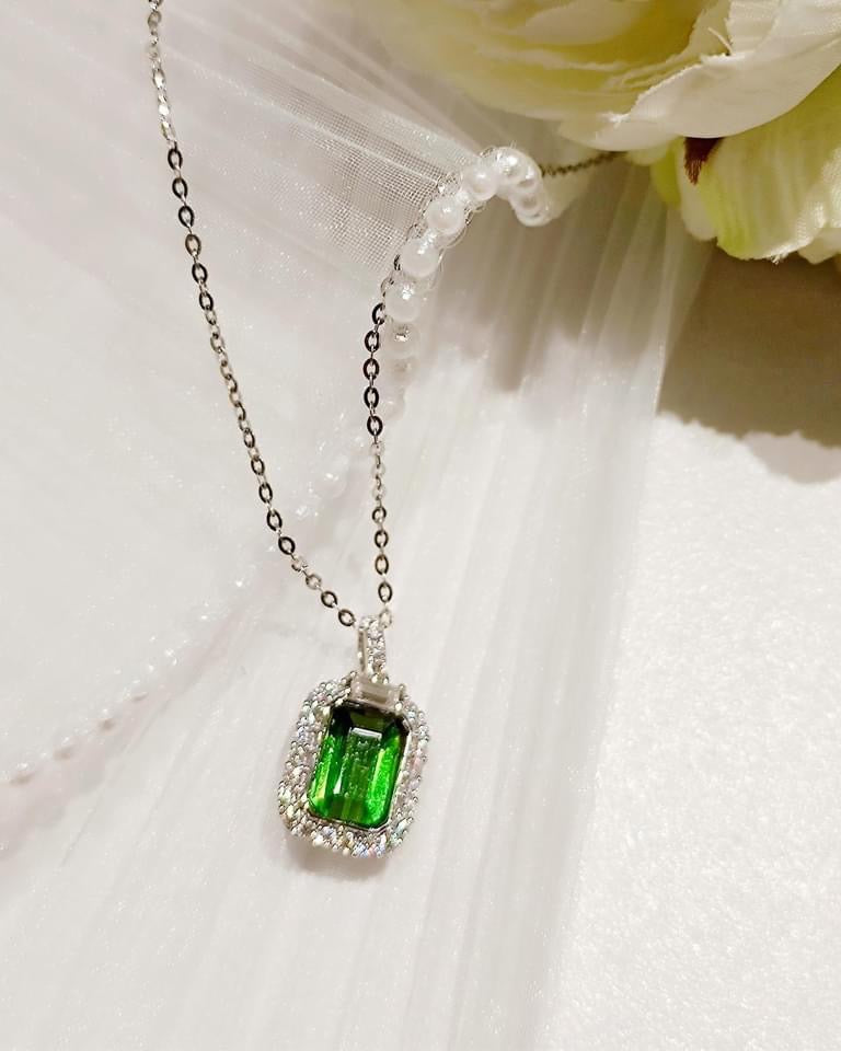 需訂製-18K GOLD TOURMALINE PENDANT | Gpto0008