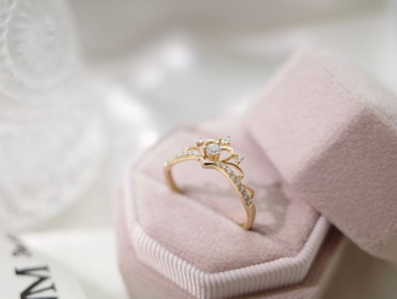 需訂製-18K GOLD DIAMOND RING | Drw0089