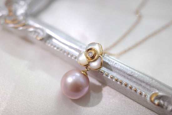 需訂製-18K GOLD EDISON PEARL PENDANT | Pb0005