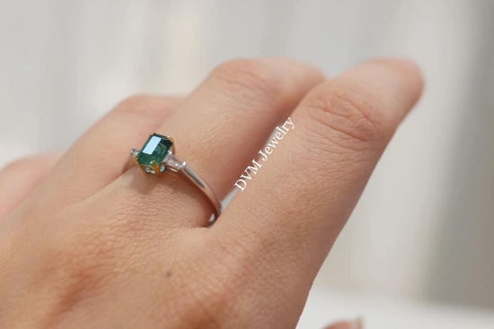 需訂製-18K GOLD EMERAL RING | Gre0001