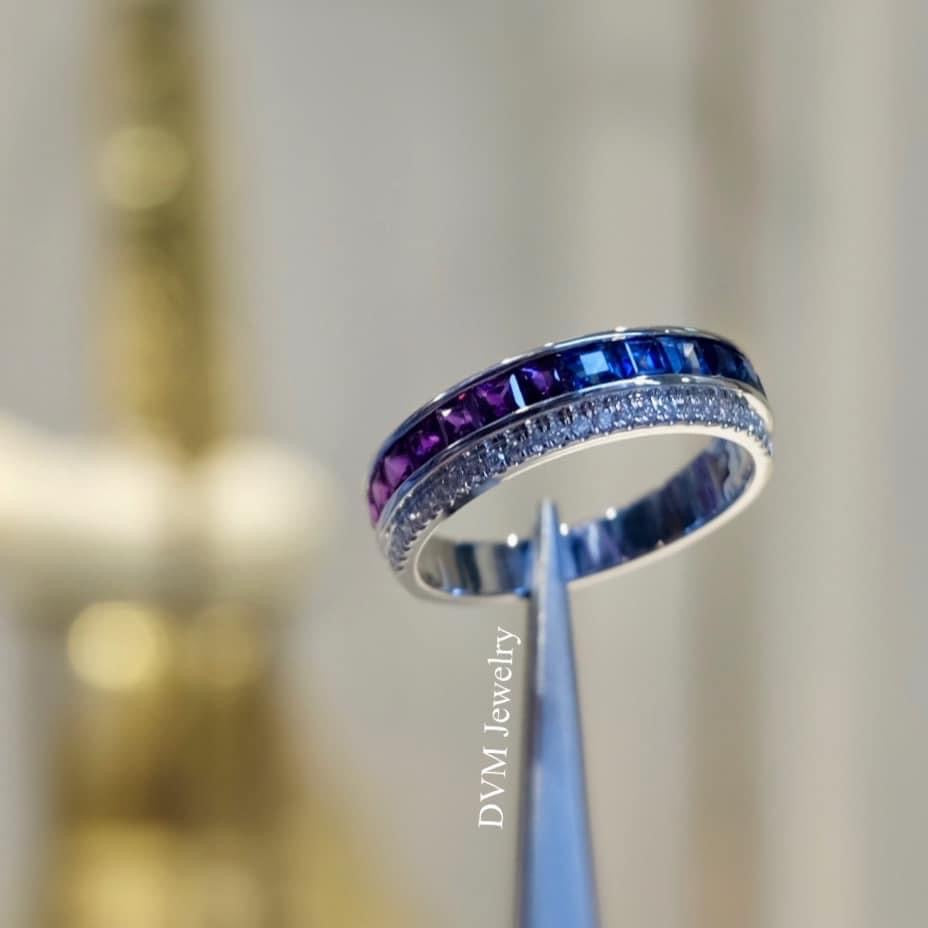 需訂製-18K GOLD PURPLE SAPPHIRE RING | Grr0010