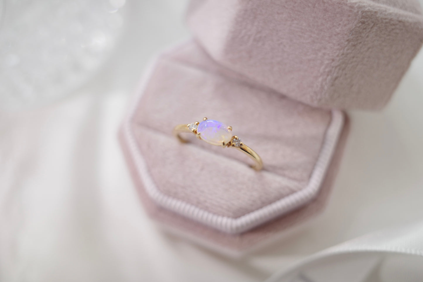 需訂製-18K GOLD OPAL RING | Gro0001