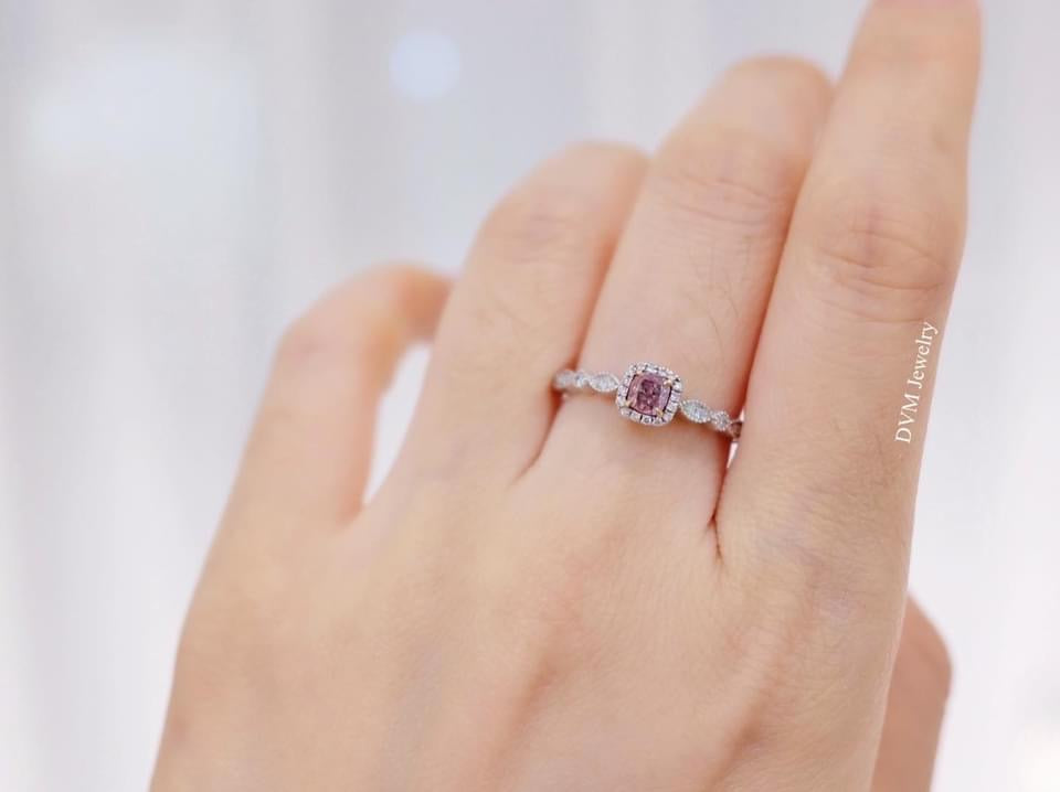 需訂製-18K GOLD PINK DIAMOND RING | Drp0001
