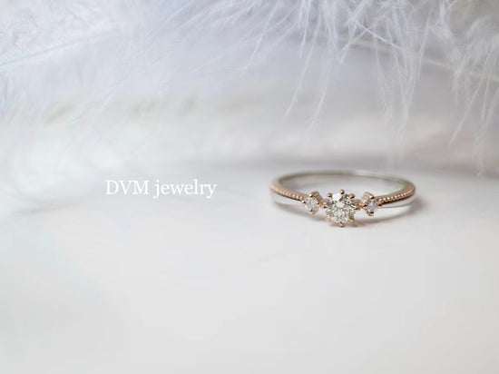 需訂製-18K GOLD DIAMOND RING | Drw0044