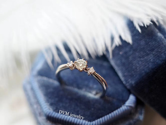 需訂製-18K GOLD DIAMOND RING | Drw0044