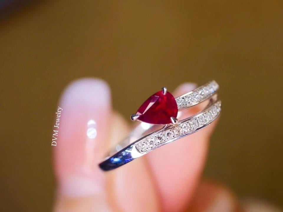 需訂製-18K GOLD RUBY RING