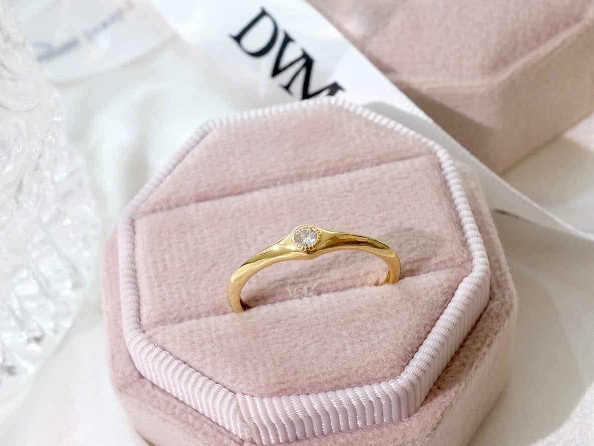 需訂製-18K GOLD DIAMOND RING | Drw0087