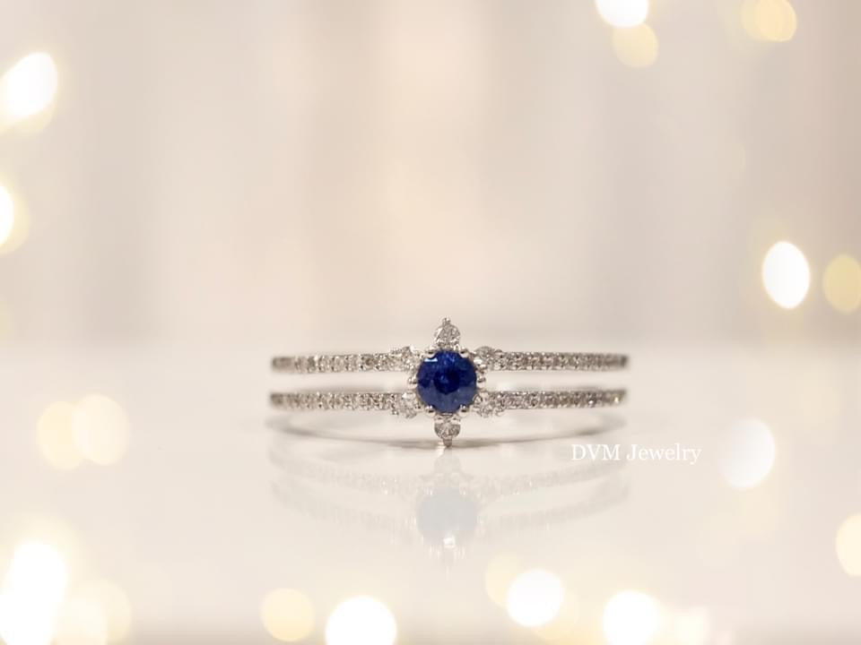 需訂製-18K GOLD SAPPHIRE DIAMOND | Grs0025