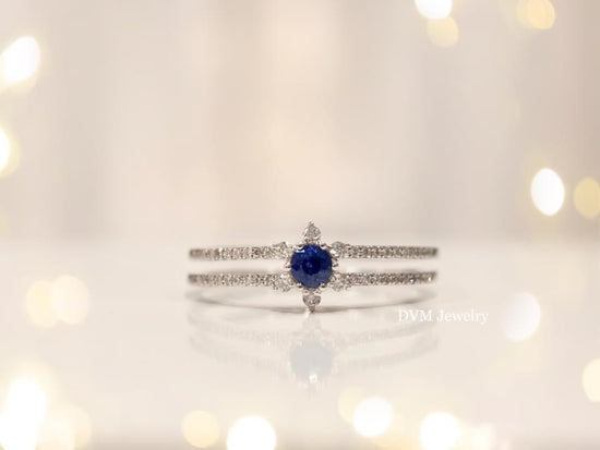 需訂製-18K GOLD SAPPHIRE DIAMOND | Grs0025