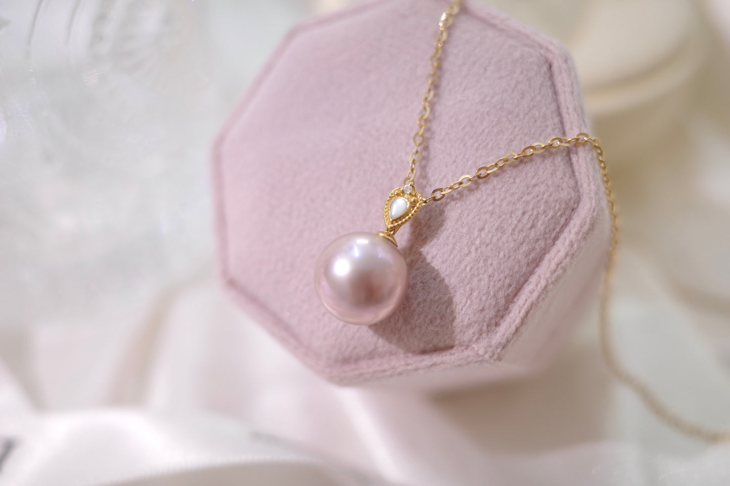 18K GOLD EDISON PEARL NECKLACE | Pn0020