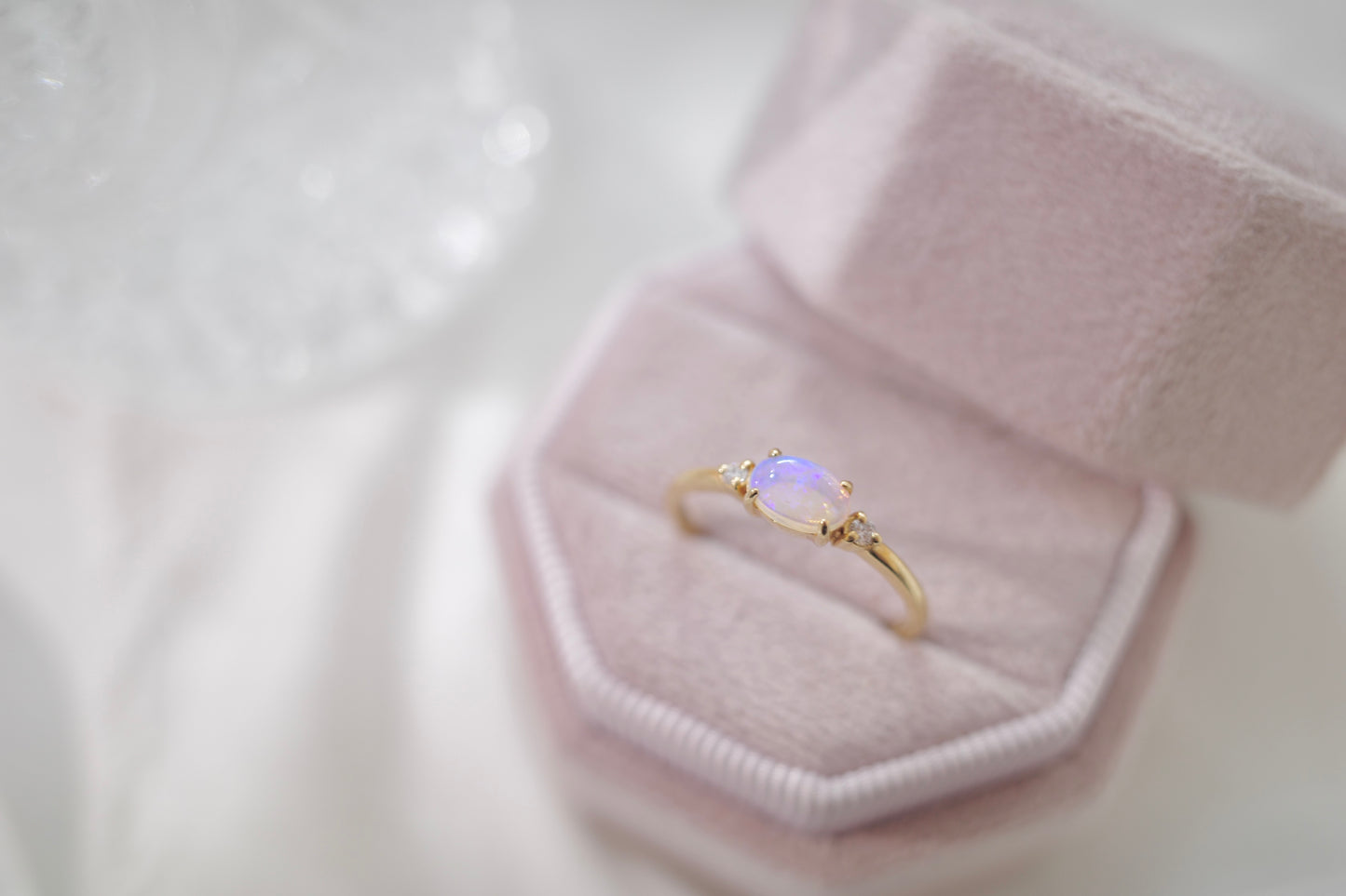 需訂製-18K GOLD OPAL RING | Gro0001
