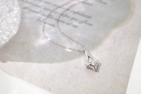 需訂製-18K GOLD DIAMOND NECKLACE | Dnw0031