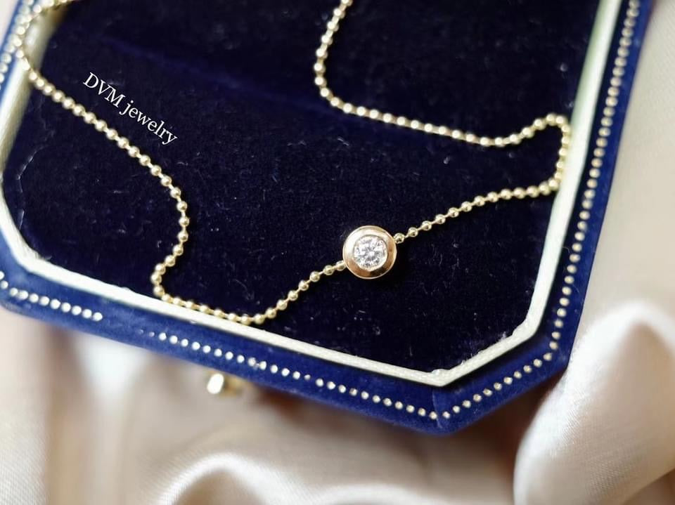需訂製18K GOLD DIAMOND BRACELET | Dbw0006