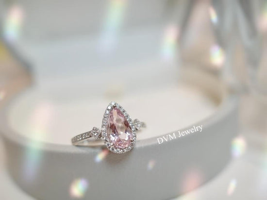 需訂製-18K GOLD MORGANITE RING | Grm0001