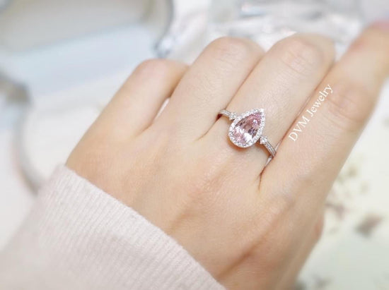 需訂製-18K GOLD MORGANITE RING | Grm0001