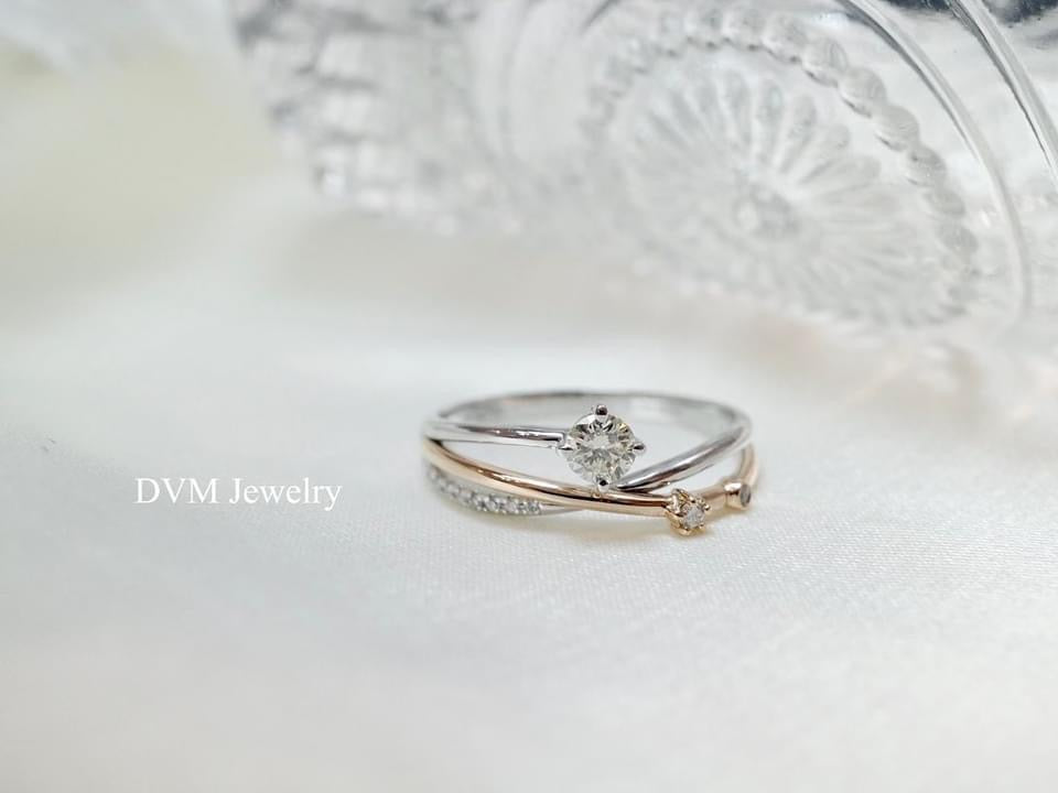 18k GOLD DIAMOND RING | Drw0052