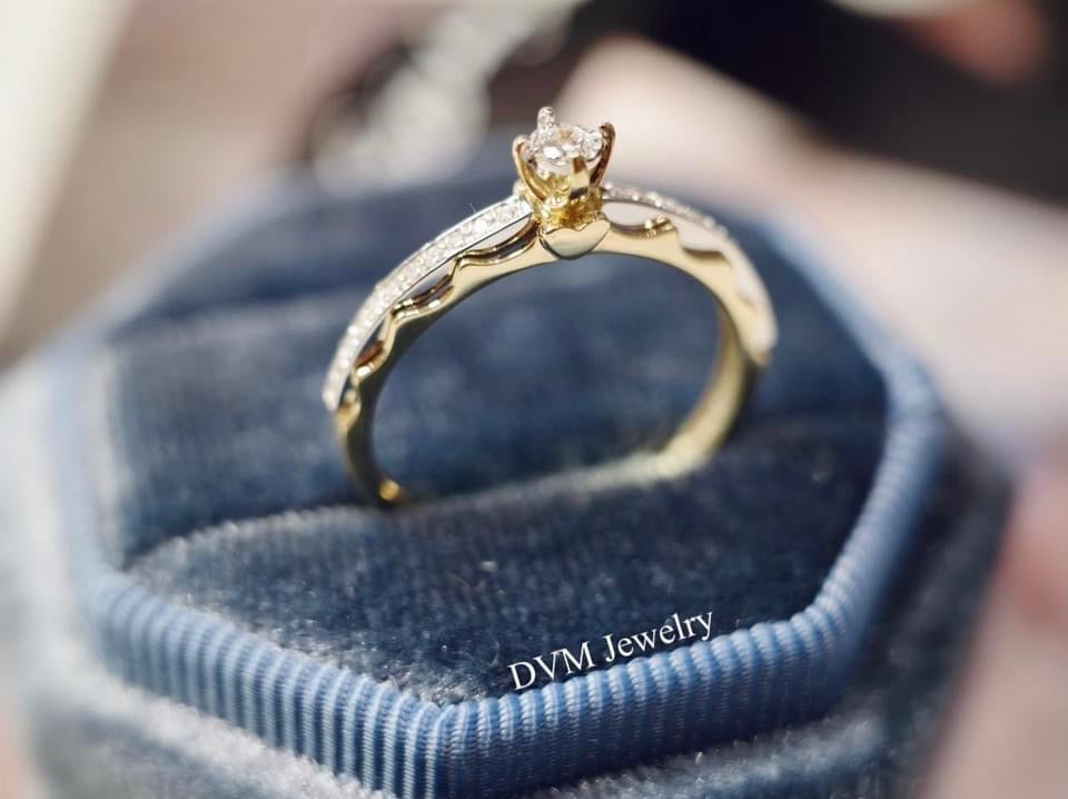 需訂製-18K GOLD DIAMOND RING | Drw0076