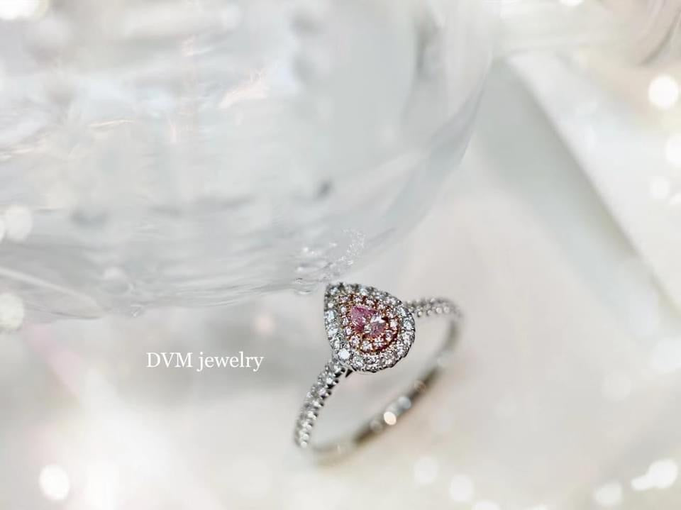 需訂製-18K GOLD PINK DIAMOND RING | Drp0004
