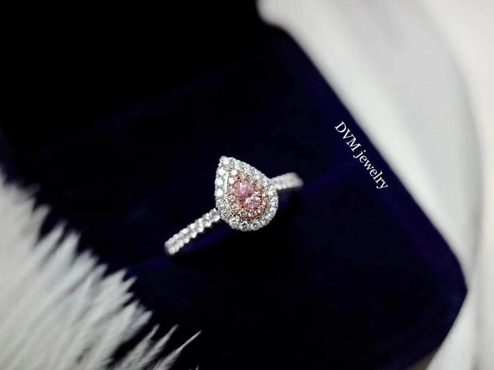 需訂製-18K GOLD PINK DIAMOND RING | Drp0004