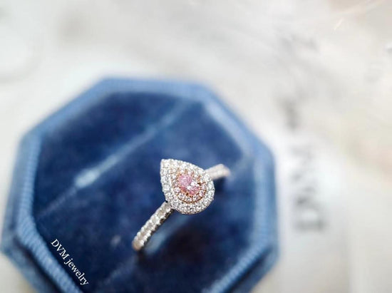 需訂製-18K GOLD PINK DIAMOND RING | Drp0004