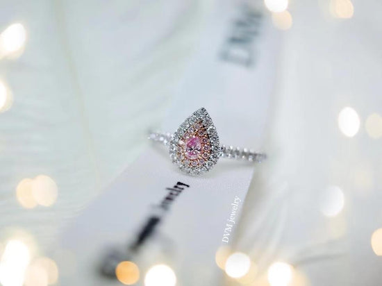 需訂製-18K GOLD PINK DIAMOND RING | Drp0004